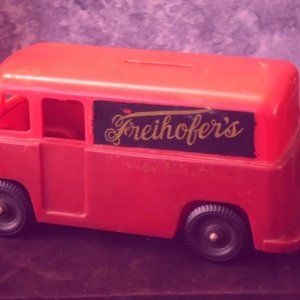 Vintage Freihofer"s Delivery Truck Piggy Bank